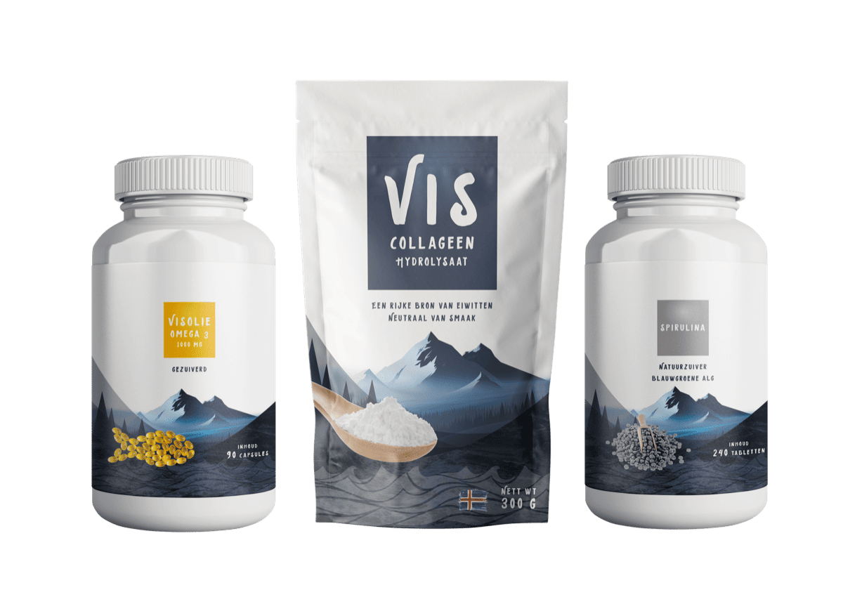 Dor Oranje Alarmerend Vitamine Zee - Gezondheids pakket - Vis Collageen