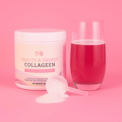 Beauty en Energy collageen - aardbei en framboossmaak