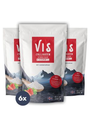 Viscollageen Hydrolysaat 6X - Aardbeismaak