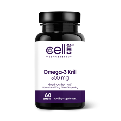 CellCare_krillolie CellCare Supplements Omega-3 Krill 500 mg